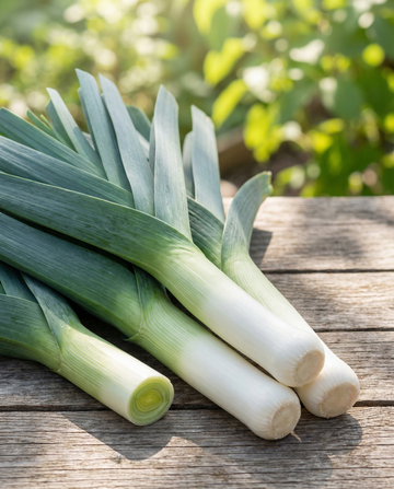 Leek Bluegreen Winter Hiverbleu (Allium porrum) – annual vegetable seeds from SeedsChoice