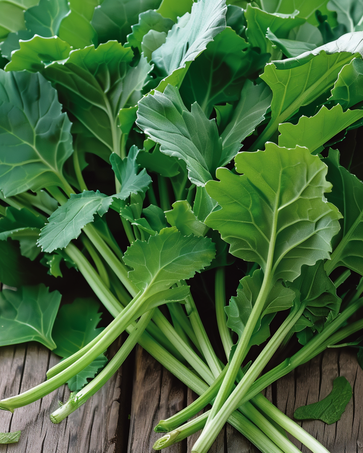 Bladmoesfrø (Brassica rapa) – etårig grøntsag