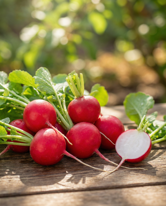 Radise Cherry Belle (Raphanus sativus) – etårige grøntsagsfrø fra SeedsChoice