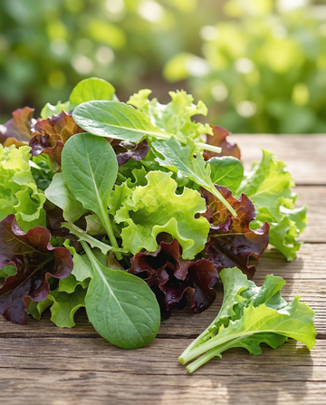 Salatmix Mesclun salat (Lactuca sativa) – ettårige grøntsagsfrø fra SeedsChoice
