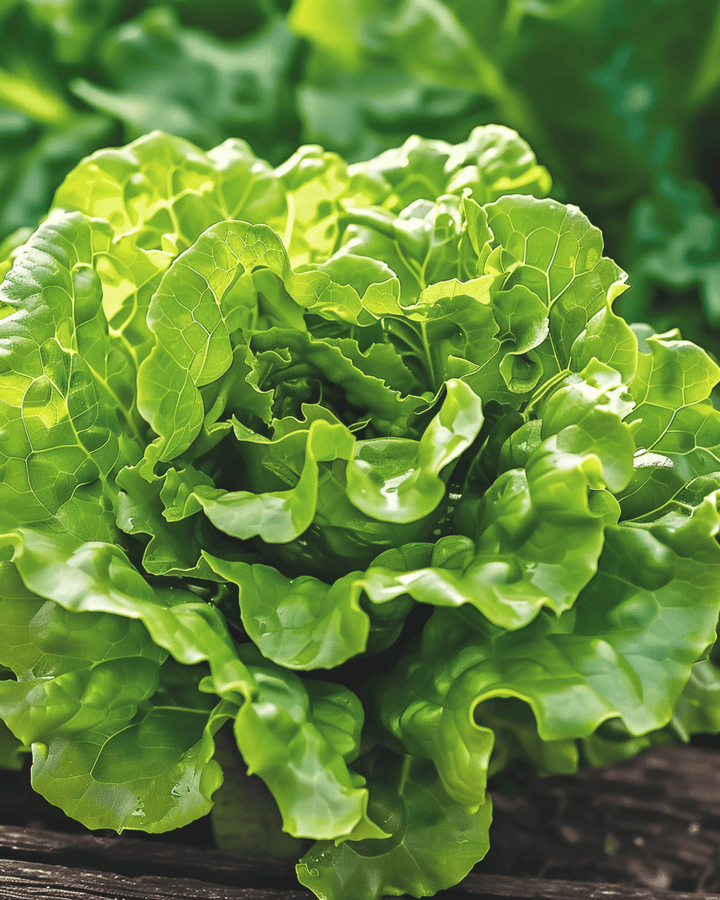 Salat Zwart Duits Butterhead frø (Lactuca sativa) – ettårig grøntsag