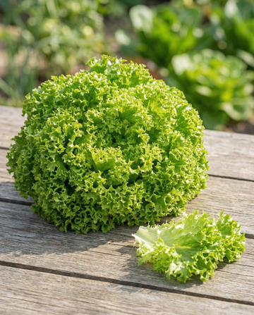 Salat Lollo Bionda (Lactuca sativa) – ettårige grøntsagsfrø fra SeedsChoice