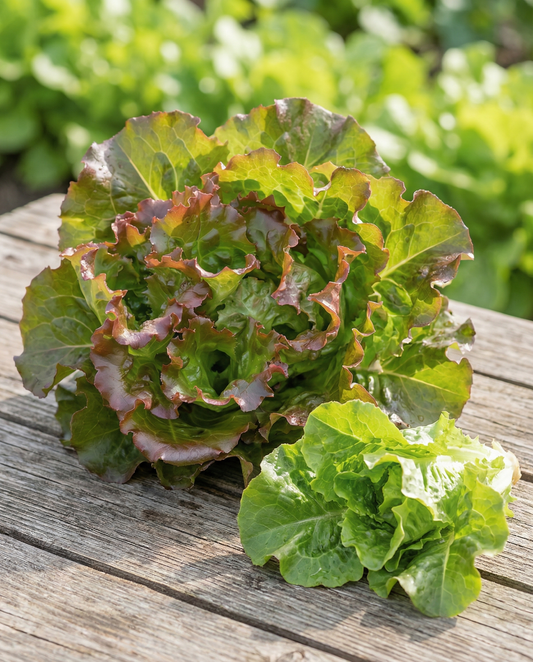 Pluksalat Amerikaanse Roodrand (Lactuca sativa) – etårigt grøntsagsfrø fra SeedsChoice