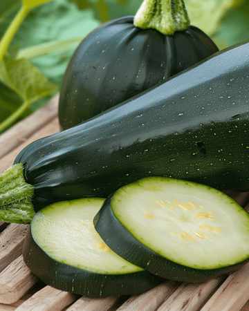 Black Beauty Zucchini sommersquash-frø (Cucurbita pepo) – etårig