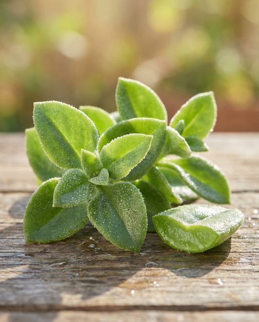Isurt blad (Mesembryanthemum crystallinum) – frø til etårig grøntsag fra SeedsChoice