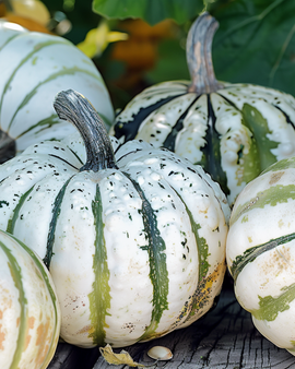 Sweet Dumpling vintergrøn squash frø Cucurbita pepo etårig