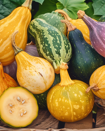 Prydagurk småfrugtet frø (Cucurbita pepo) – ettårig blanding