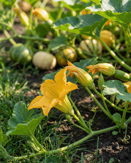 Prydgræskar småfrugtet (Cucurbita pepo) – ettårige blandingsfrø fra SeedsChoice