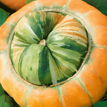 Prydagurk Turkish Turban frø (Cucurbita maxima) – ettårig