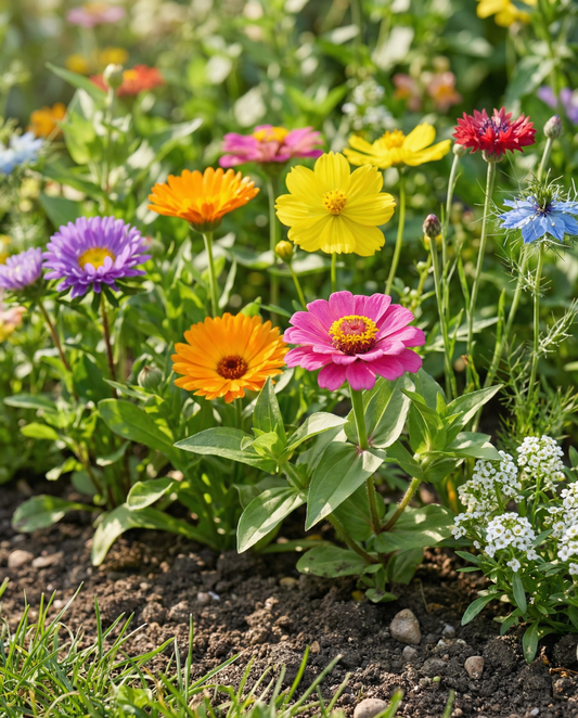 Sommerblomster Mix 250g Pack For Outdoor Sowing – enårige blomsterfrø fra SeedsChoice