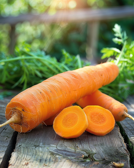 Sommergulerødfrø Amsterdamse Bak Daucus carota cylindrisk sort