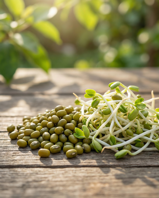 Mungbønne til spiring 250g (Vigna radiata) – økologiske spiringsfrø fra SeedsChoice