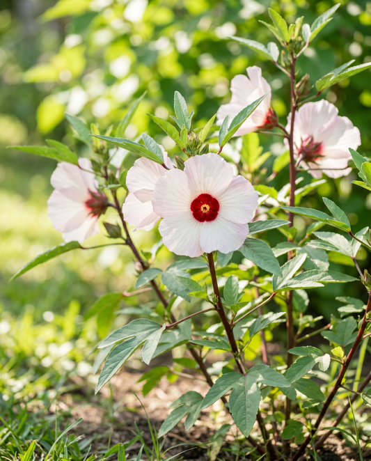 Roselle (Hibiscus sabdariffa) – etårige blomsterfrø fra SeedsChoice