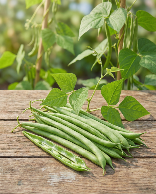Klatrebønne Raadsheer 100g (Phaseolus vulgaris) – ettårige klatrerfrø fra SeedsChoice