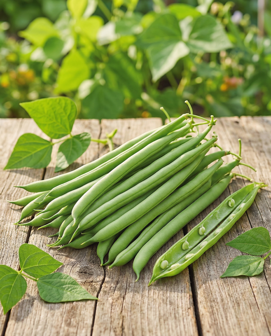 Buskbønne Delinel (Phaseolus vulgaris) – frø til etårige grøntsager fra SeedsChoice