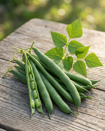 Buskbønne Domino (Phaseolus vulgaris) – frø til etårige grøntsager fra SeedsChoice