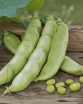 Broad Bean Seeds Vicia Faba Annual Meteor Variety 100g