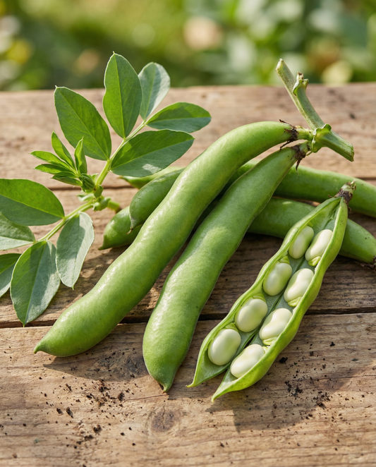 Hestebønne Meteor 100g (Vicia faba) – enårige grøntsagsfrø fra SeedsChoice