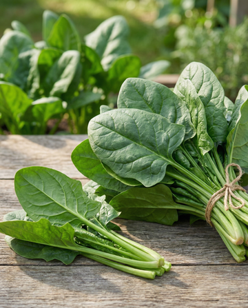 Spinat Amsterdam Large Leaved (Spinacia oleracea) – frø til etårig grøntsag fra SeedsChoice