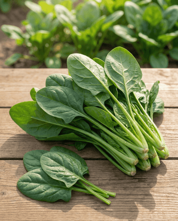 Spinat Colusa F1 (Spinacia oleracea) – etårige grøntsagsfrø fra SeedsChoice