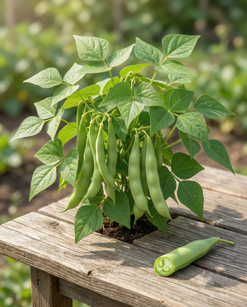 Dværgbønne Record grønne bælge (Phaseolus vulgaris) – etårigt grøntsagsfrø fra SeedsChoice