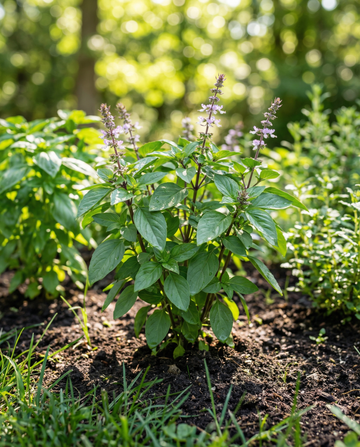 Kanelbasilikum (Ocimum basilicum) – økologiske frø til enårig urt fra SeedsChoice