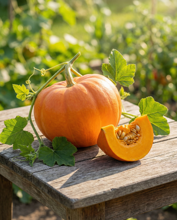 Pumpkin Amoro F1 (Cucurbita maxima) – organic annual vegetable seeds from SeedsChoice