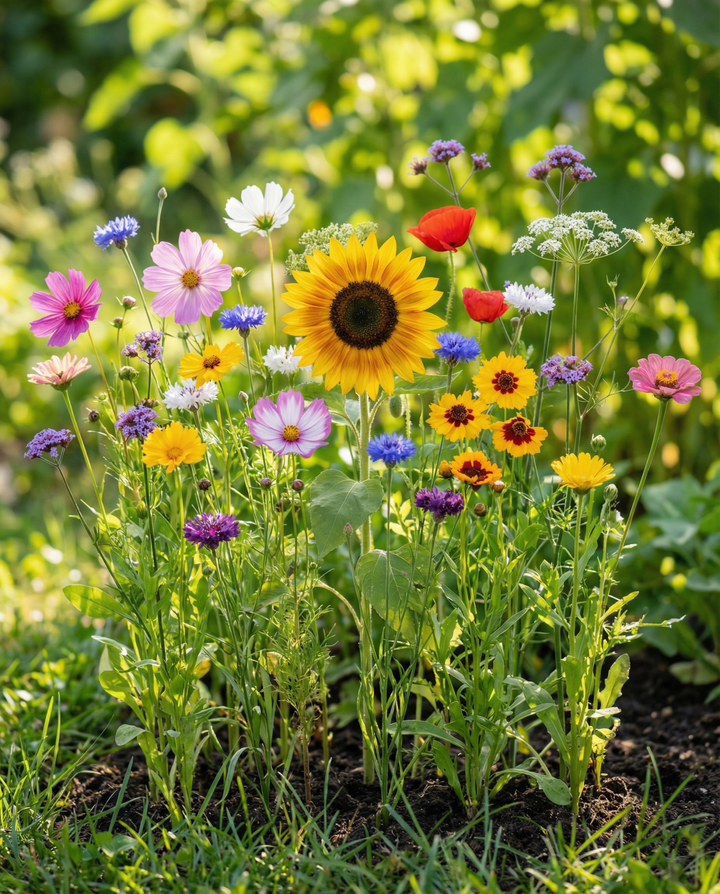 Cut Mixture Mix frø – økologiske årsblomster