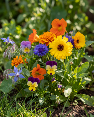 Spiselig blanding mix 2,3g pakke frø – økologisk ettårig blomst