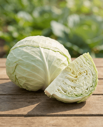 Flad hvidkål Spring Salute F1 (Brassica oleracea) – etårige grøntsagsfrø fra SeedsChoice