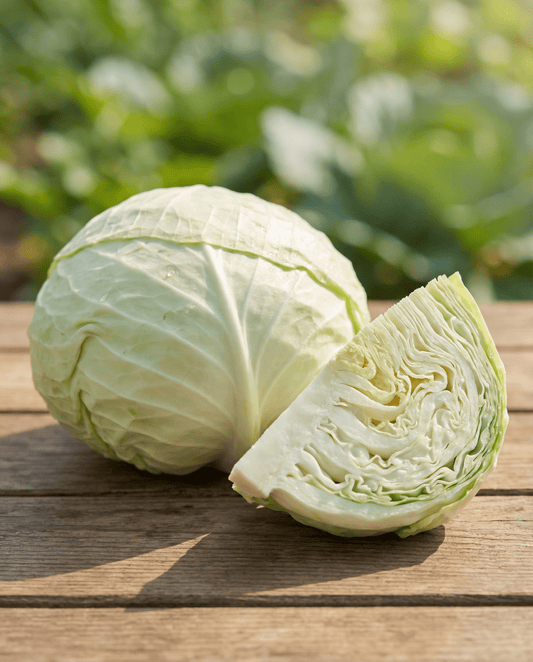 Flad hvidkål Spring Salute F1 (Brassica oleracea) – etårige grøntsagsfrø fra SeedsChoice