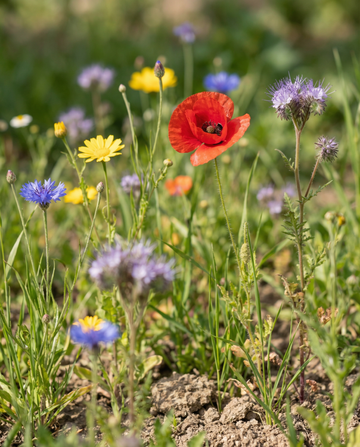 Mariehøne blanding 25 M2 scatter box – etårige blomsterfrø fra SeedsChoice