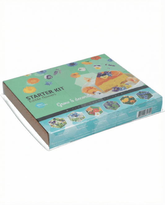 Edible Starter Set (Borago officinalis) – dyrkningssæt frø fra SeedsChoice
