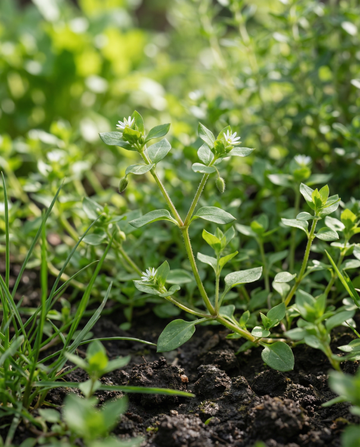 Fuglegræsfrø (Stellaria media) – enårig urt