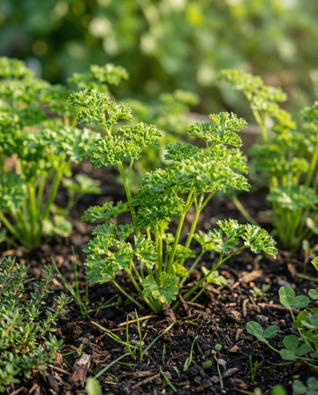 Persille frøbånd Moss Curled (Petroselinum crispum) – etårigt frøbånd fra SeedsChoice