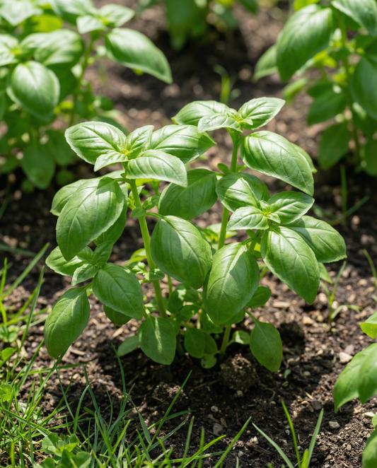 Sweet Basil Pads 4 Pack (Ocimum basilicum) – etårige frøpuder fra SeedsChoice