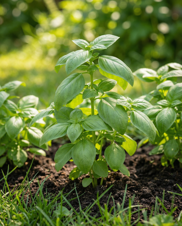 Sweet Basil Pads 4 Pack frø (Ocimum basilicum) – etårige frøpuder