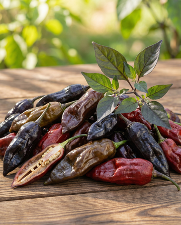 Dorset Naga Black Pepper (Capsicum chinense) – etårige grøntsagsfrø fra SeedsChoice
