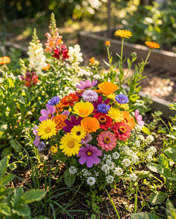 Sommerblanding til 15 m² – ryste-æske frø – etårige blomster