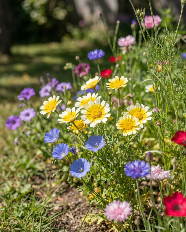 Frø til Native Wildflower Mix Blend, dækker 25m2 – etårig blomst