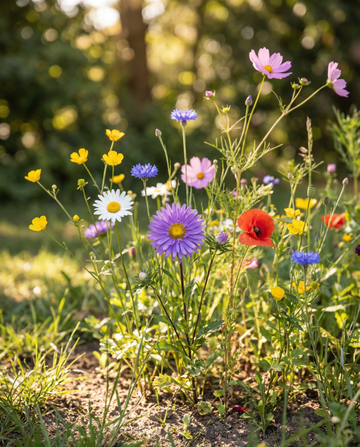 Vejkants blanding 50 m² lavt vedligehold 20 sorter – blomsterfrø