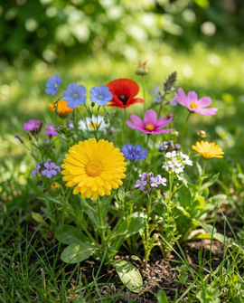 Flowers For Bees Seeds Annual Flower Mix 100 M2 Coverage