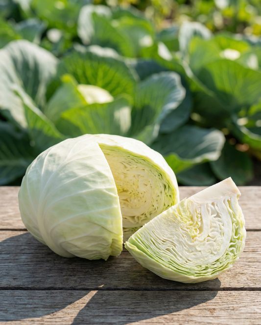Flad hvidkål Spring Salute F1-hybrid (Brassica oleracea) – etårige grøntsagsfrø fra SeedsChoice