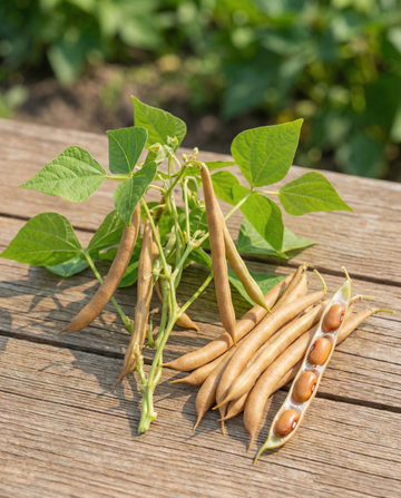 Buskbønnefrø Brown Dutch 25g (Phaseolus vulgaris) – etårig grøntsag