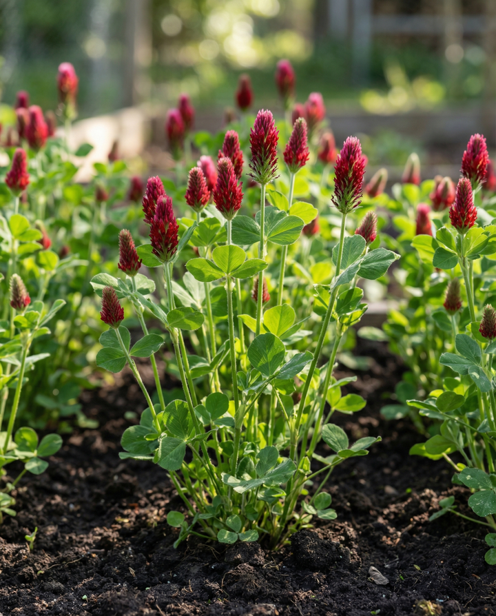 Crimson Clover Green Manure 200g seeds (Trifolium incarnatum) – annual green manure