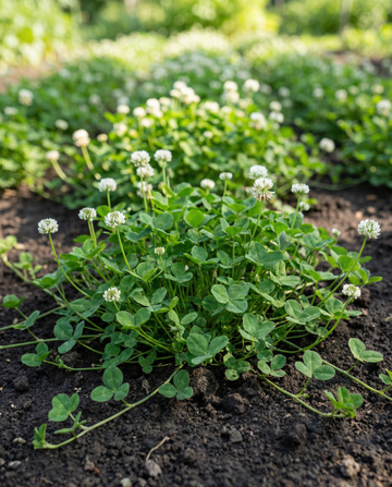 Hvid kløver grøngødning 100g (Trifolium repens) – flerårige grøngødningsfrø fra SeedsChoice